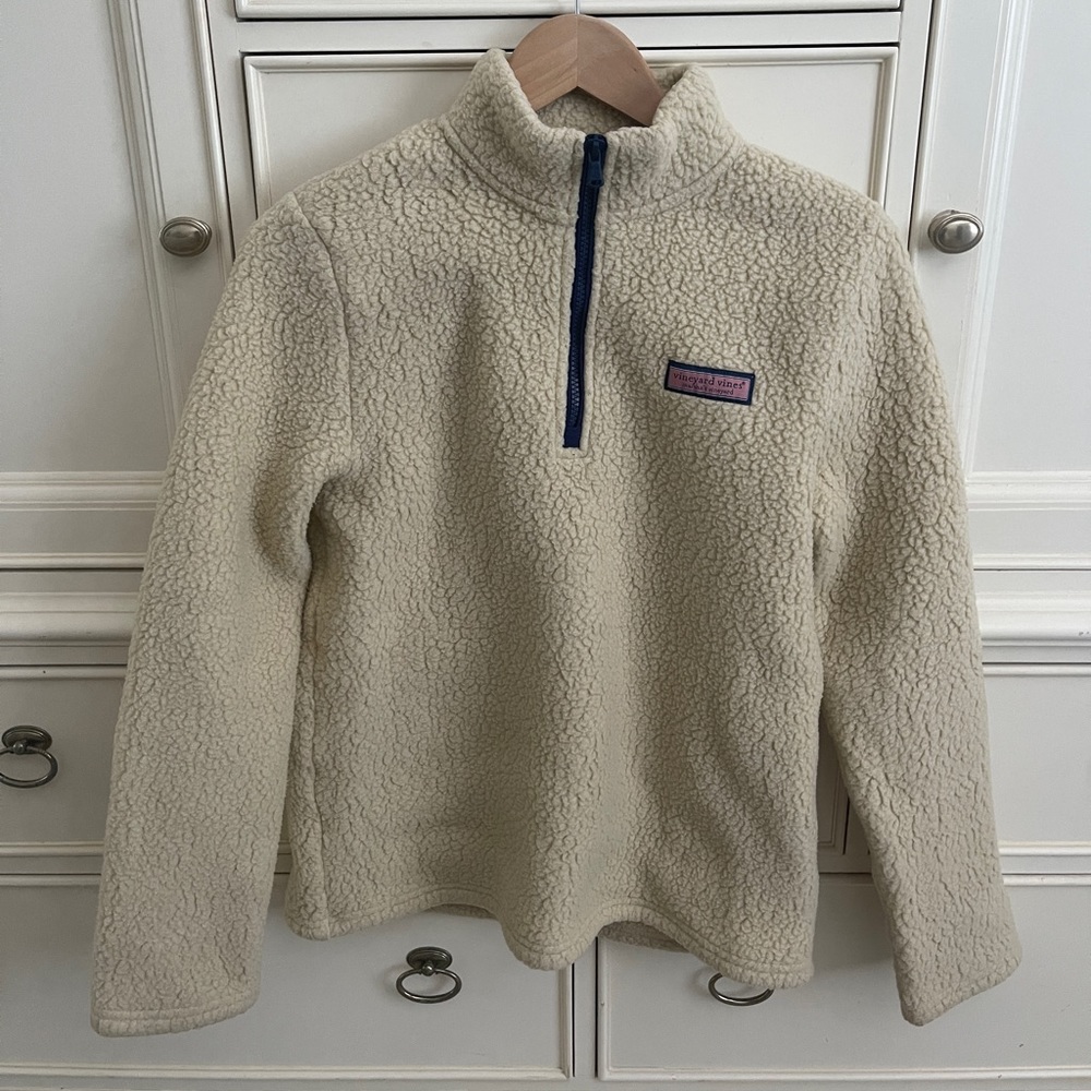 vineyard vines sherpa pullover